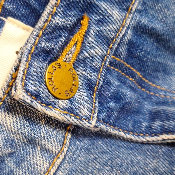 Rolla’s jean Dusters High Rise Tapered Relaxed Jeans Women's Sz 30 100 % cotton - Picture 9 of 13